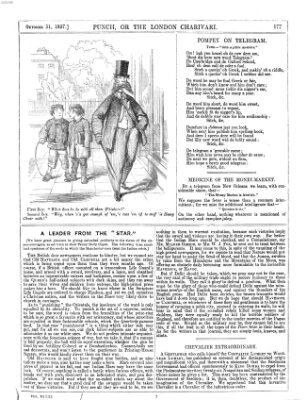 Punch Samstag 31. Oktober 1857