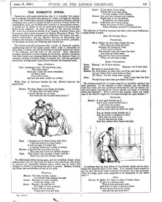 Punch Samstag 17. April 1858