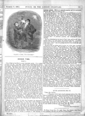 Punch Samstag 18. Dezember 1858