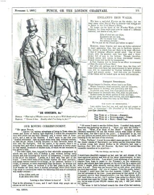 Punch Samstag 3. November 1860