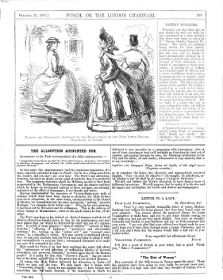 Punch Samstag 26. Oktober 1861
