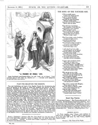 Punch Samstag 16. November 1861