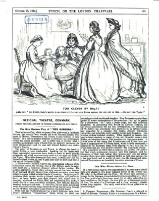 Punch Samstag 29. Oktober 1864