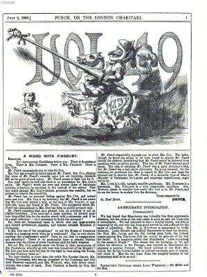Punch Samstag 8. Juli 1865