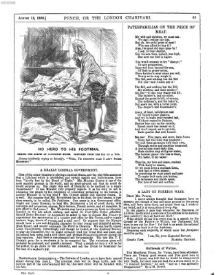 Punch Samstag 12. August 1865