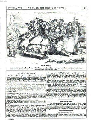 Punch Samstag 2. September 1865