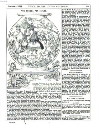 Punch Samstag 4. November 1865