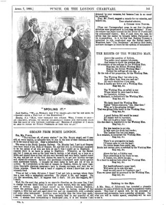 Punch Samstag 7. April 1866