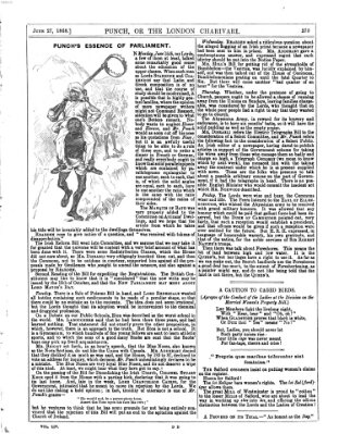 Punch Samstag 27. Juni 1868
