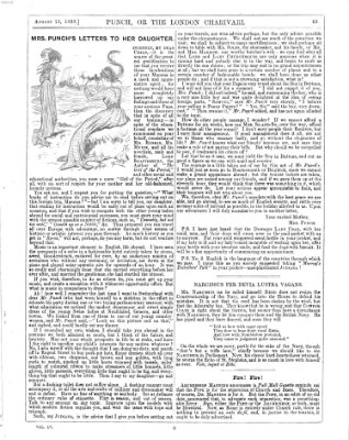 Punch Samstag 15. August 1868