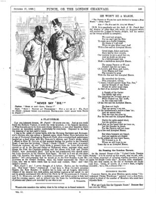 Punch Samstag 17. Oktober 1868