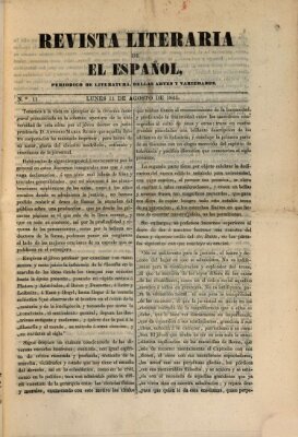 El Español Montag 11. August 1845
