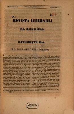 El Español Montag 15. Februar 1847