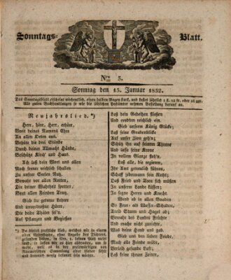 Sonntagsblatt Sonntag 15. Januar 1832