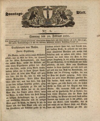 Sonntagsblatt Sonntag 26. Februar 1832