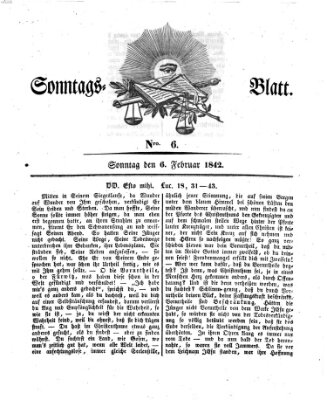 Sonntagsblatt Sonntag 6. Februar 1842