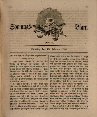 Sonntagsblatt Sonntag 12. Februar 1843