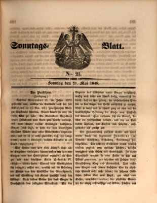 Sonntagsblatt Sonntag 21. Mai 1848