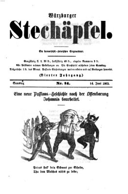 Würzburger Stechäpfel Samstag 14. Juni 1862