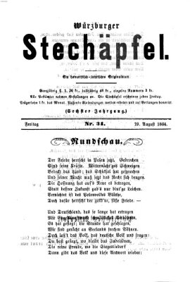 Würzburger Stechäpfel Freitag 19. August 1864