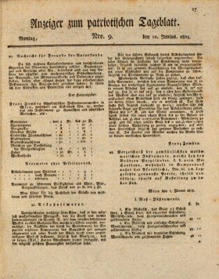 Patriotisches Tageblatt Montag 10. Juni 1805