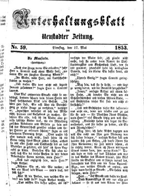 Neustadter Zeitung Dienstag 17. Mai 1853