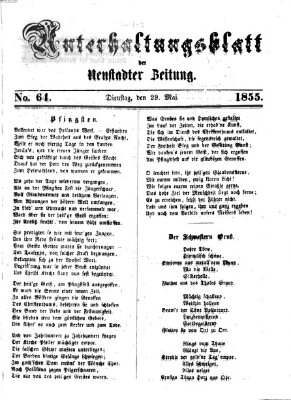 Neustadter Zeitung Dienstag 29. Mai 1855