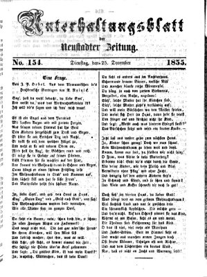 Neustadter Zeitung Dienstag 25. Dezember 1855
