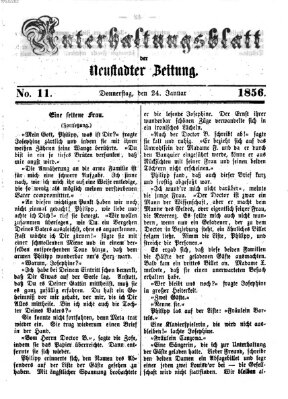 Neustadter Zeitung Donnerstag 24. Januar 1856