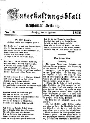 Neustadter Zeitung Samstag 9. Februar 1856