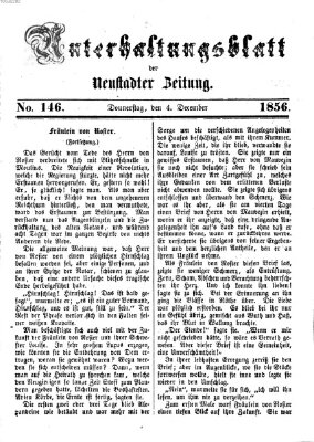 Neustadter Zeitung Donnerstag 4. Dezember 1856