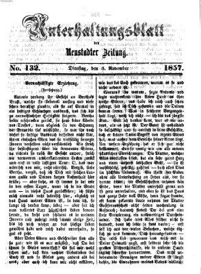 Neustadter Zeitung Dienstag 3. November 1857