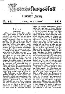 Neustadter Zeitung Samstag 3. Dezember 1859