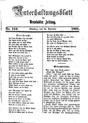Neustadter Zeitung Dienstag 24. Dezember 1861