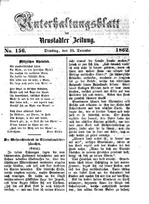 Neustadter Zeitung Dienstag 30. Dezember 1862