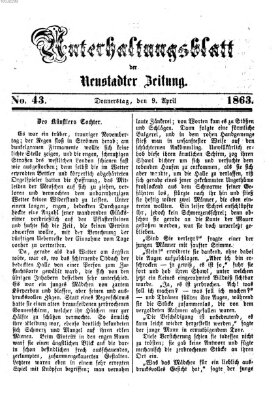 Neustadter Zeitung Donnerstag 9. April 1863