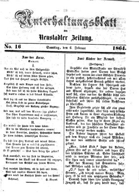 Neustadter Zeitung Samstag 6. Februar 1864