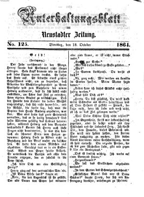 Neustadter Zeitung Dienstag 18. Oktober 1864