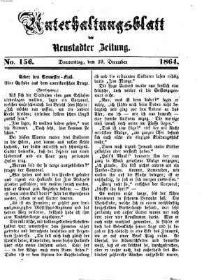 Neustadter Zeitung Donnerstag 29. Dezember 1864