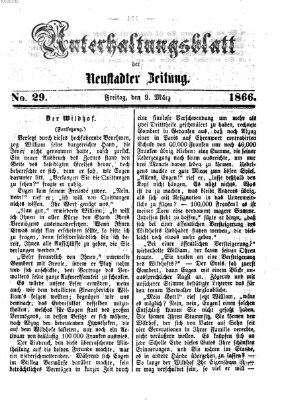 Neustadter Zeitung Freitag 9. März 1866