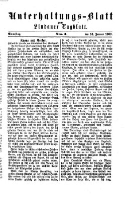 Lindauer Tagblatt für Stadt und Land Samstag 16. Januar 1869