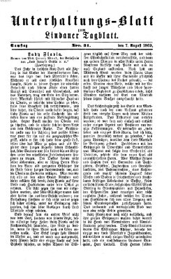 Lindauer Tagblatt für Stadt und Land Samstag 7. August 1869
