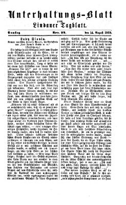 Lindauer Tagblatt für Stadt und Land Samstag 14. August 1869