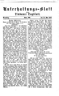 Lindauer Tagblatt für Stadt und Land Samstag 28. Mai 1870