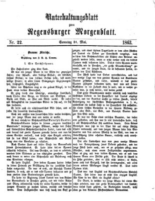 Regensburger Morgenblatt Sonntag 31. Mai 1863