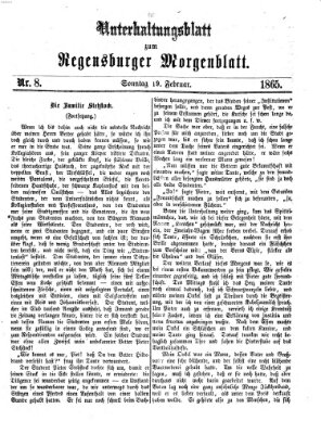 Regensburger Morgenblatt Sonntag 19. Februar 1865