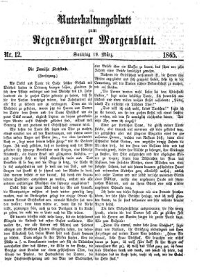 Regensburger Morgenblatt Sonntag 19. März 1865