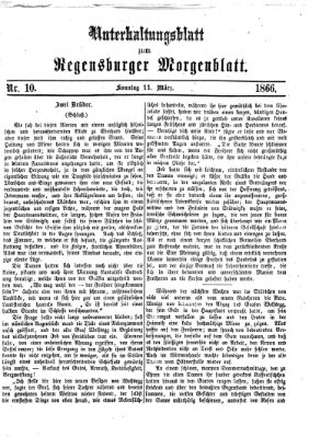 Regensburger Morgenblatt Sonntag 11. März 1866