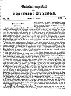 Regensburger Morgenblatt Sonntag 14. Oktober 1866