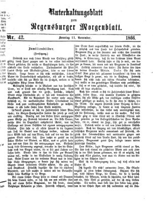 Regensburger Morgenblatt Sonntag 11. November 1866